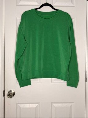 a new day Bright Green Crewneck Sweatshirt